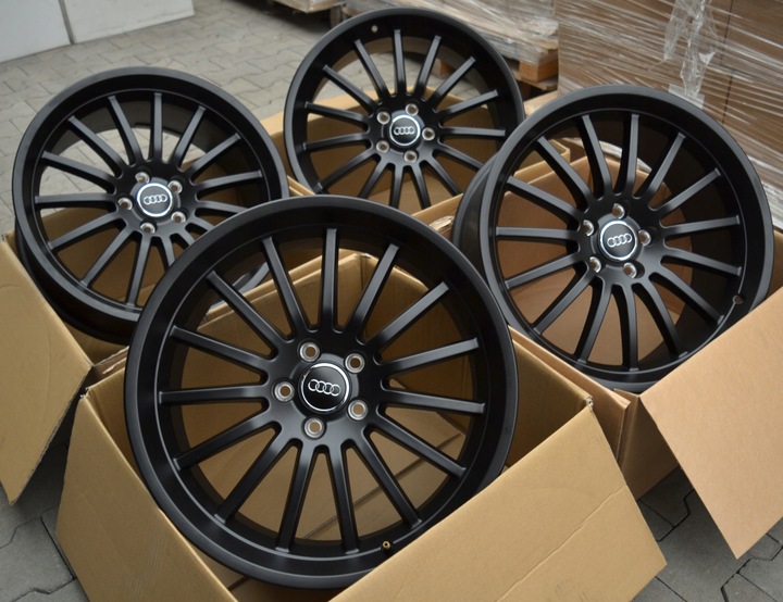 LLANTAS 19 5X112 ORIGINAL AUDI A5 S5 RS5 8T0 8W0 NEGRAS MATE RANT NUEVO 