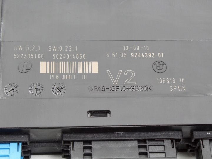 MODULE CONTRÔLEUR CONFORT BMW F10 F11 9244392