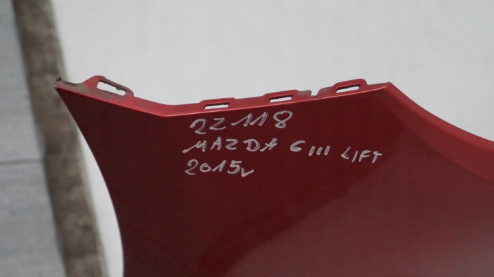 PARE-CHOCS AVANT COMPLET PDC MAZDA 6 GJ III LIFT 41V 14-17