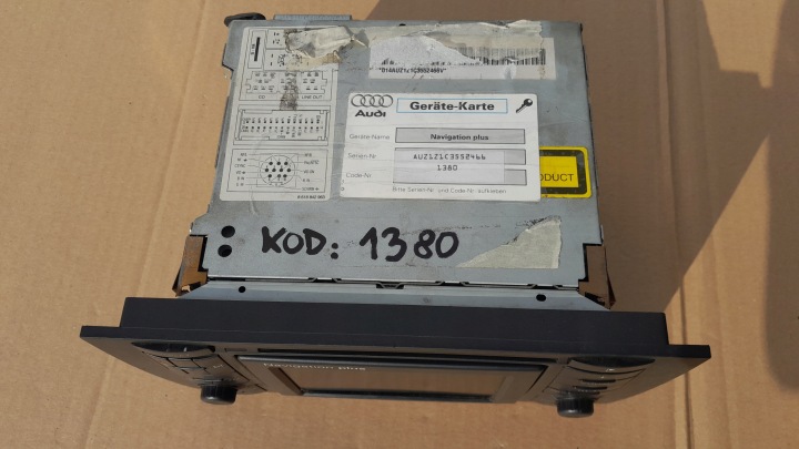 NAVIGATION PLUS RNS-D NAVIGATION CODE NAVI 2DIN AUDI A6 C5 LIFT
