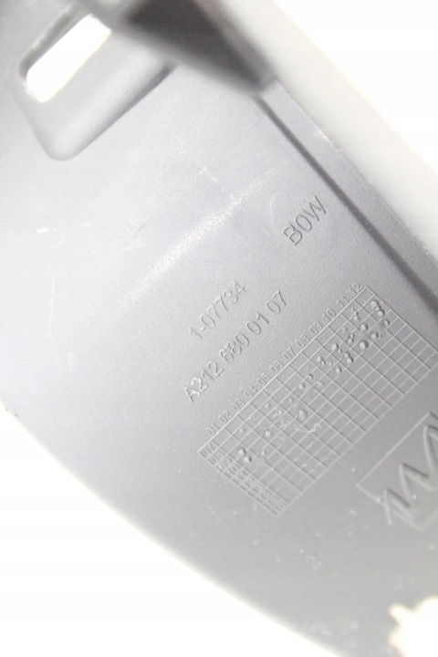 PROTECTION TABLEAU DE BORD MERCEDES-BENZ E T-MODEL (S212) A2126800107 22567743 1.8L