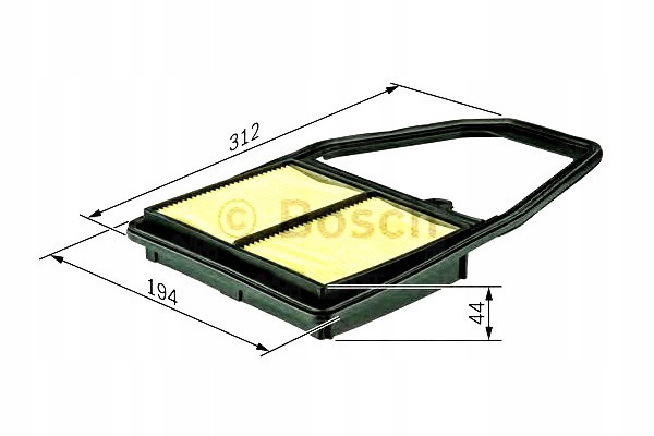 FILTRE AIR HONDA CIVIC VII 1.6I 01 1987429176 BOSCH