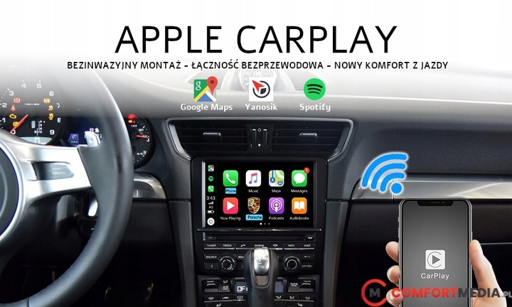 PORSCHE CARPLAY 997, MACAN, CAYENNE, PANAMERA