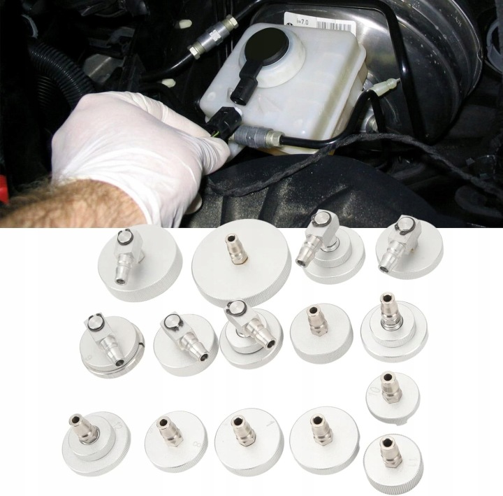 KIT 15 ADAPTEROW VERS ÉCHANGES LIQUIDE DE FREIN ALUMINIUM MAGNUS