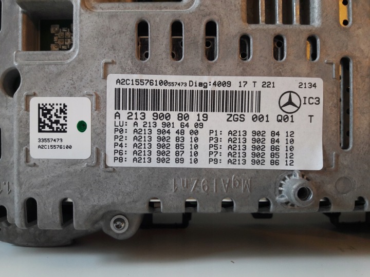 MERCEDES E W213 COMPTEUR TABLEAU DE BORD A2139008019 UK