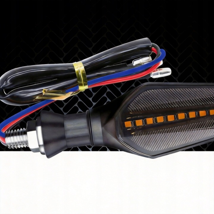 CLIGNOTANTS LED AVEC HOMOLOGATION VERS MOTOCYCLETTE QUADA 12V 17LED 4 PIÈCES