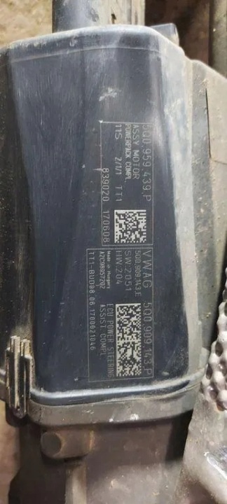 CRÉMAILLÈRE DE DIRECTION SKODA SUPERB II (3T4) 5Q0959439P 2.0L DIESEL 2017