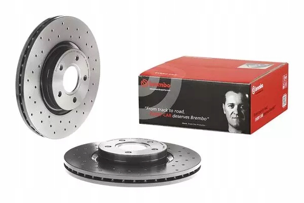 DISQUE HAM.PRZOD XTRA FORD FOCUS II 04- BREMBO 09.9468.1X DISQUE DE FREIN