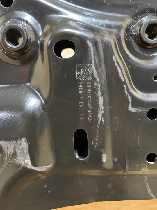 2810100XNY04A CHÂSSIS CHÂSSIS BERCEAU AVANT MINI ACEMAN J05 2024R DÉMONTAGE