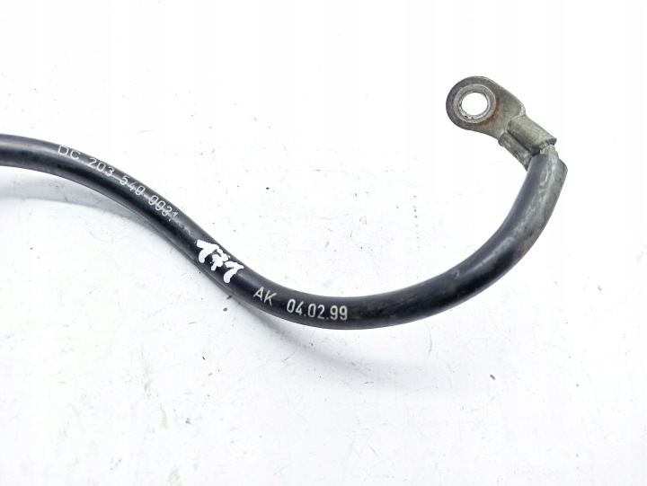 MERCEDES-BENZ SLK R171 2008 MOINS SERRE-CÂBLE FIL BATTERIE