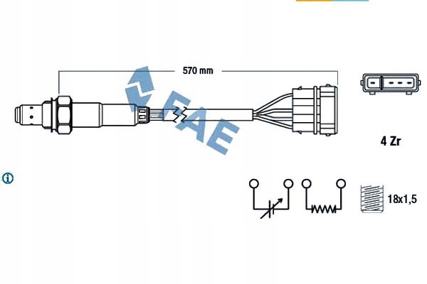 FAE 77239 SONDA LAMBDA 