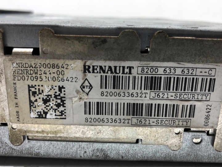 RADIO RENAULT CLIO III 8200633632 05-14 SYNTONISEUR