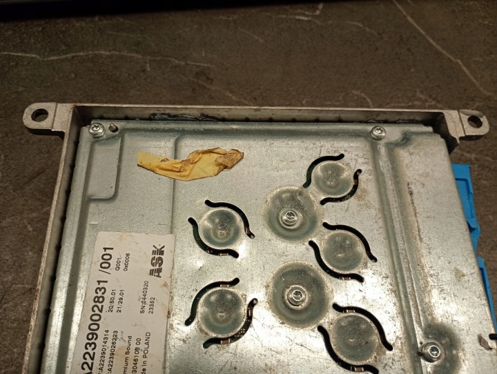 A2239002831 AMPLIFICATEUR SON MERCEDES C-KLASA 206 S-KLASA 223 GLC 254