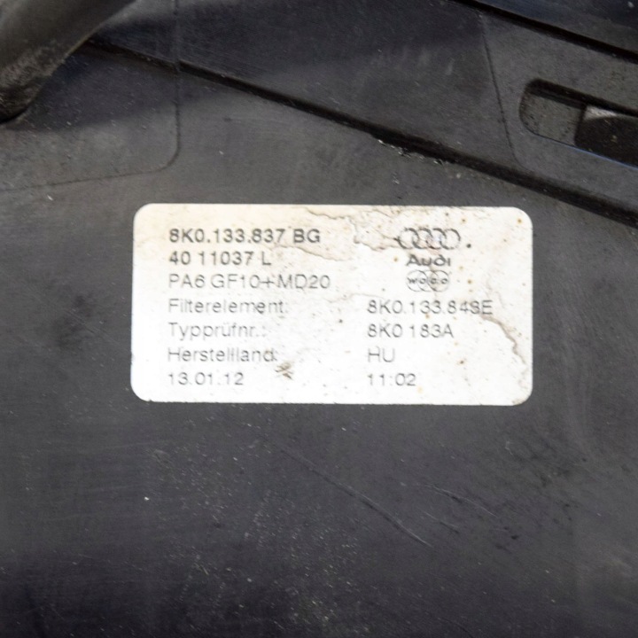 8K0129604 CHÂSSIS FILTRE AIR