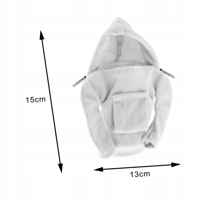 Automotive Gear Knob Cover Funny Hoodie Cool White