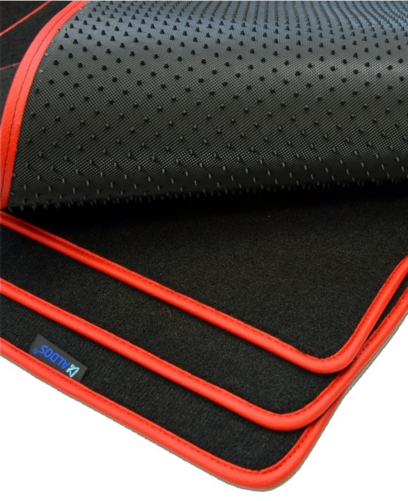 VW PASSAT CC 2012-2016R. MATS VELOUR DIAMOND + RED EKO photo 1 - milautoparts-fr.ukrlive.com