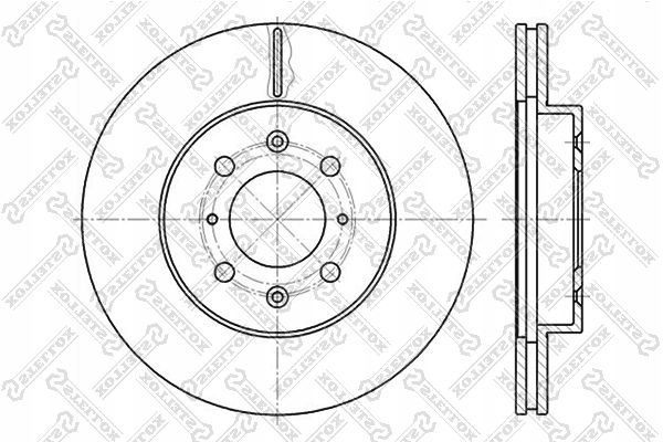 DISCO DE FRENADO HONDA CIVIC VI FASTBACK 2.0 TDIC 98-00 