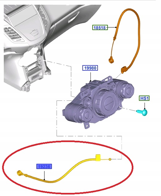 LYNAS ŠILDYTUVO FORD FIESTA 09- 12- (OE) nuotrauka 12