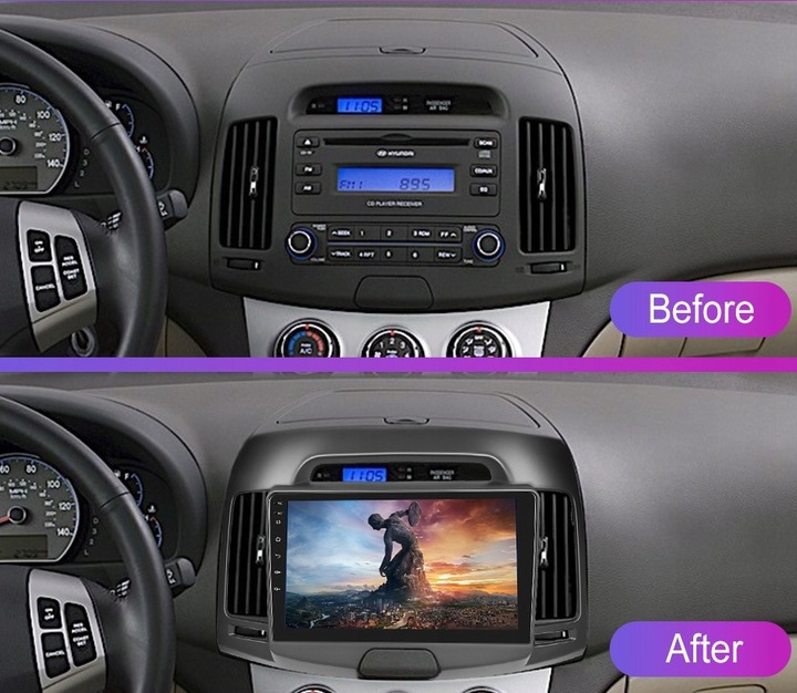 RADIO NAVEGACIÓN HYUNDAI ELANTRA 2006-2010 8GB 