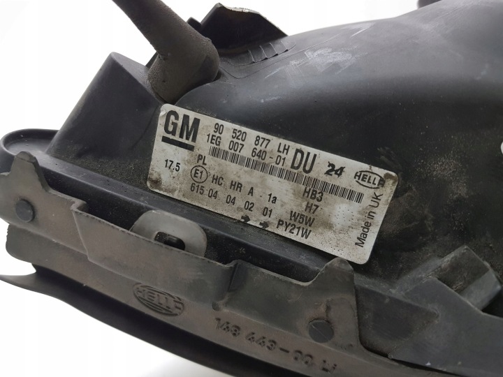 OPEL ASTRA G 2001 GAUCHE CÔTÉ PHARE AVANT