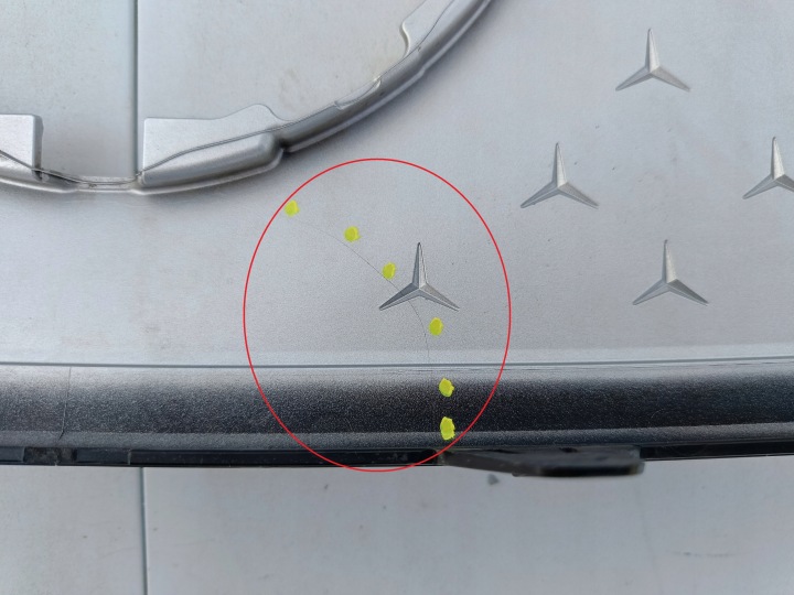 MERCEDES EQE W295 V295 22- CALANDRE GRILLE PARE-CHOCS AVANT PDC A2958883500