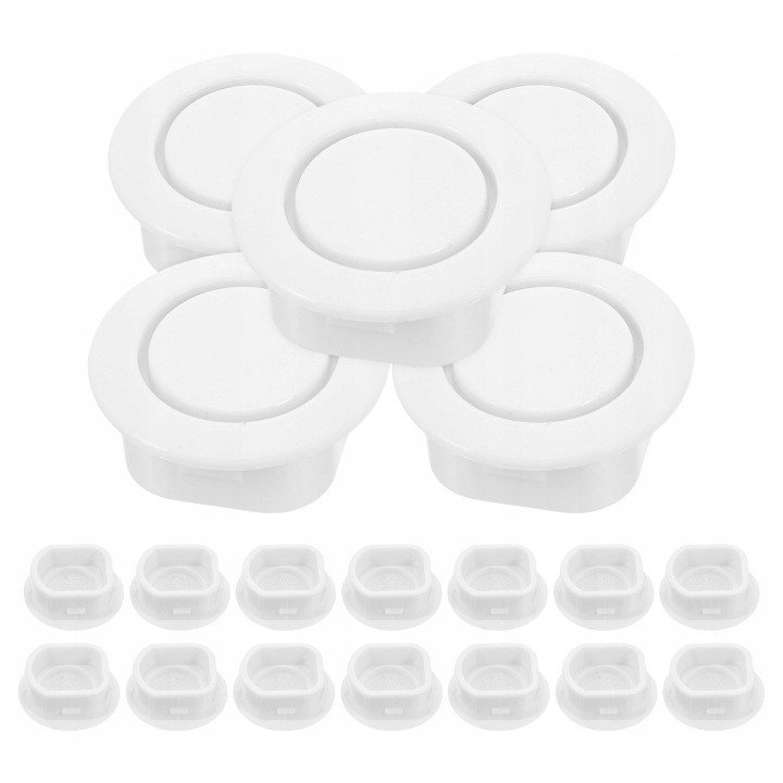 24SZT UNIVERSEL BLANC BOUCHONS VERS OUVERTURES RADAROWYCH SUR AVANT I ARRIÈRE PARE-CHOCS