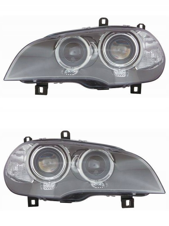 REJILLAS FAROS BMW X5 E70 09-13 D1S DIODO LUMINOSO LED IZQUIERDA+DERECHA 