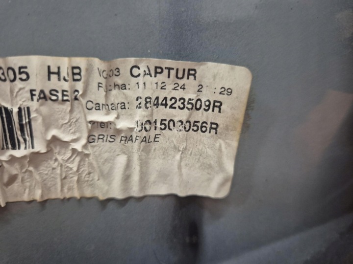 RENAULT CAPTUR II 19- CACHE COUVERCLES DE COFFRE COUVERCLES DE COFFRE ARRIÈRE 284423509R
