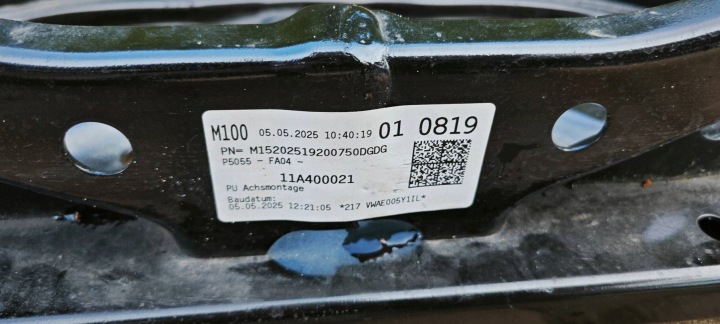 CHÂSSIS AVANT CHÂSSIS MOTEUR VW ID3 ID4 Q4 ETRON ENYAQ 1EA199315K 11A400021