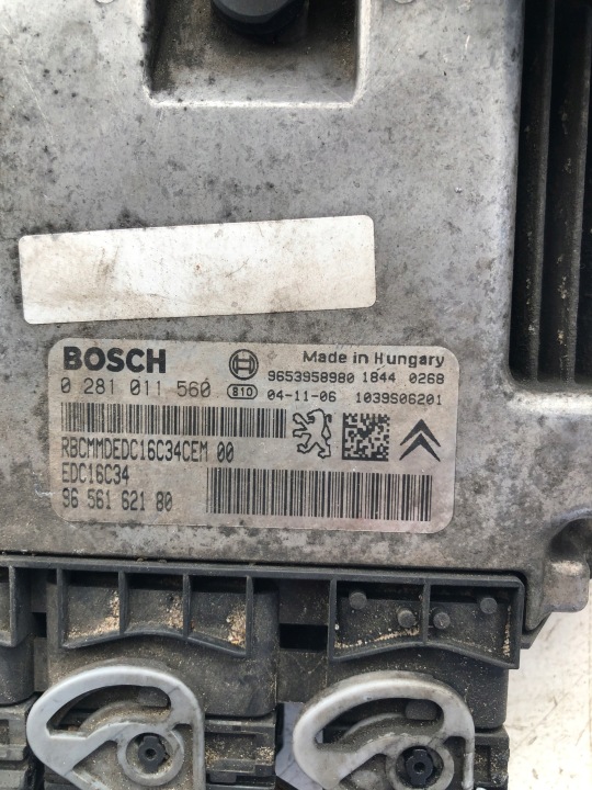 CONTRÔLEUR KIT DE DÉMARRAGE PEUGEOT 206 1.6 HDI 0281011560