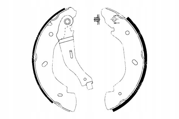 DELPHI BRAKE SHOES BRAKE FORD TRANSIT TRANSIT TOUR photo 2 - milautoparts-fr.ukrlive.com