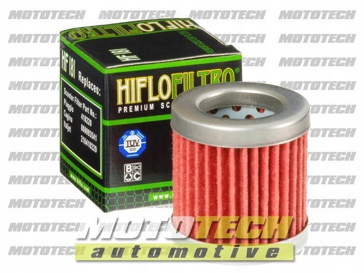 FILTRO ACEITES HIFLO HF181 APRILIA PIAGGIO 