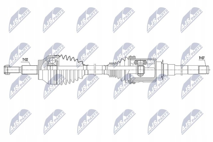 SEMI-EJE DE ACCIONAMIENTO JEEP GRAND CHEROKEE 3.0CRD,3.6,5.7 