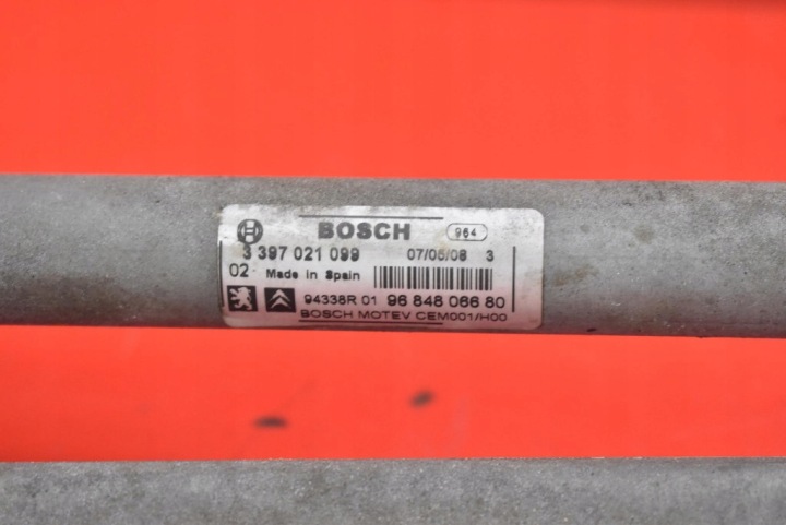 MÉCANISME PETIT MOTEUR ESSUIE-GLACES AVANT EUROPE 9684806680 PEUGEOT 308 I T7 07-11