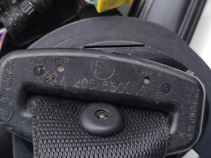 MERCEDES-BENZ C-CLASS CEINTURE DE SÉCURITÉ SIÈGES AVANT AVANT PRAWIDLOWY