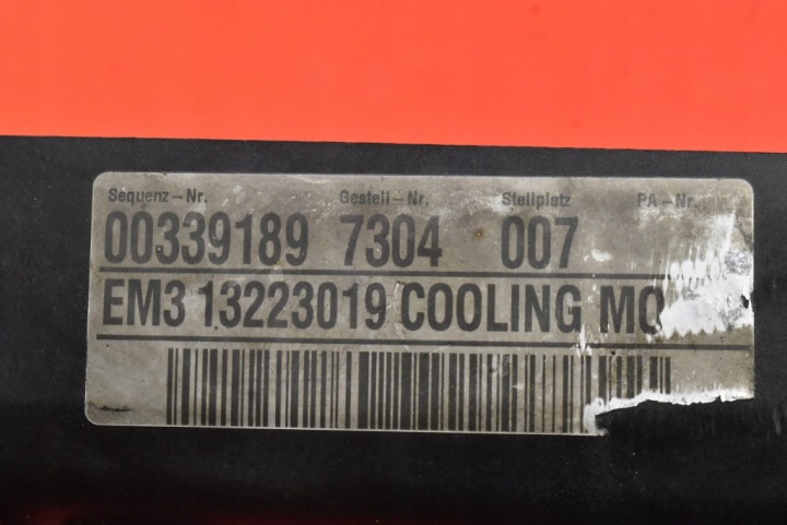 VENTILATEUR 13241739 OPEL INSIGNIA A 2.0 CDTI 160 KM 08-14