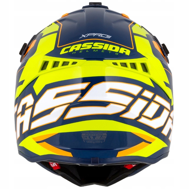 CASSIDA PRO2 CASCO PARA MOTOCICLETA CROSS WLOKNO SZKLANE 