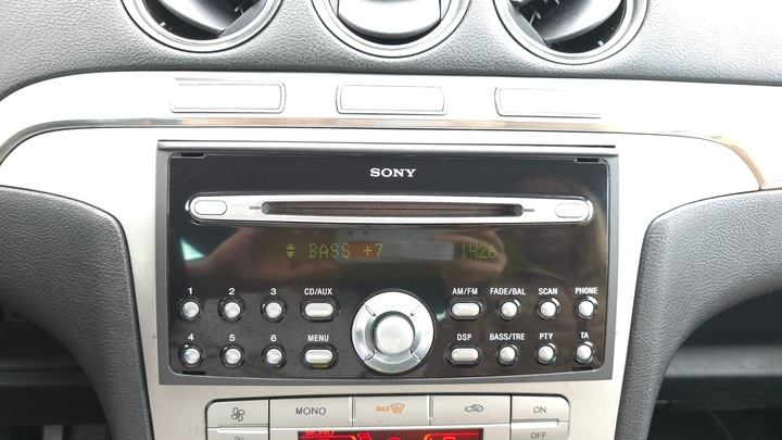 FORD FOCUS MK2 C-MAX MK1 FIESTA MK6 FUSION RADIO SONY MP3 AUX 2005 YEAR CODE 