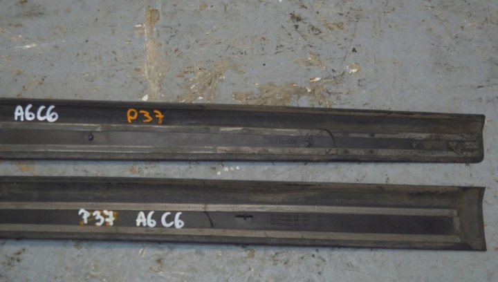 BAGUETTES REVÊTEMENTS SEUIL AUDI A6 C6 S-LINE 4F0853375E ENSEMBLE (P37)