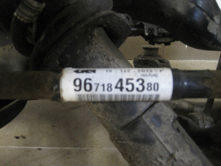 SUSPENSION ARRIÈRE POUTRE BERCEAU CITROEN DS5 2.0 HDI HYBRIDE 9803339380