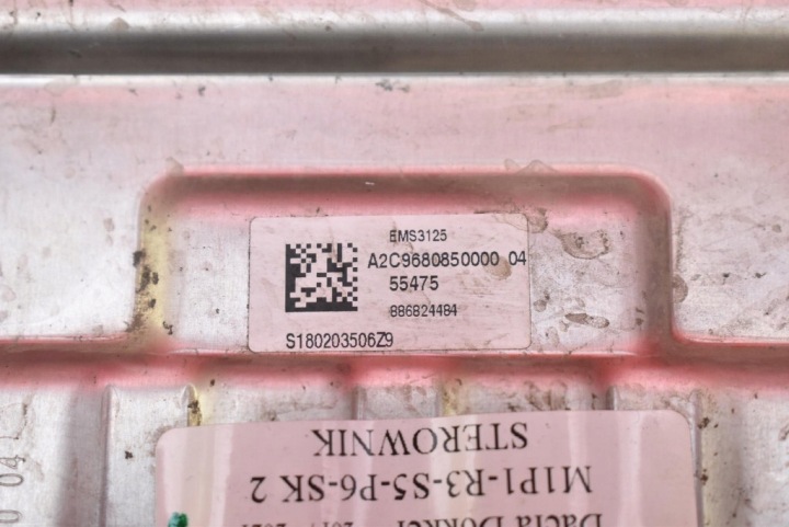 CONTRÔLEUR ORDINATEUR MOTEUR 237108193R DACIA DOKKER 1 I 1.6 SCE 102 KM 17-21