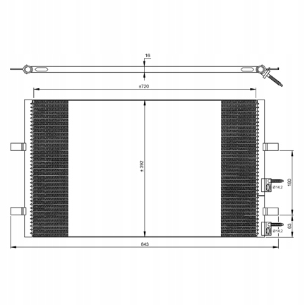 RADIATEUR CLIMATISATION NRF 35846 1383318