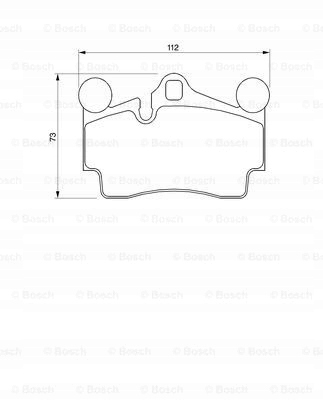 DISCOS ZAPATAS PARTE TRASERA BOSCH PORSCHE CAYENNE 