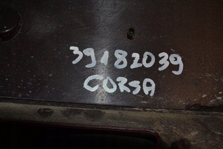 PARE-CHOCS ARRIÈRE ARRIÈRE OPEL CORSA F SANS PDC BOUCHON