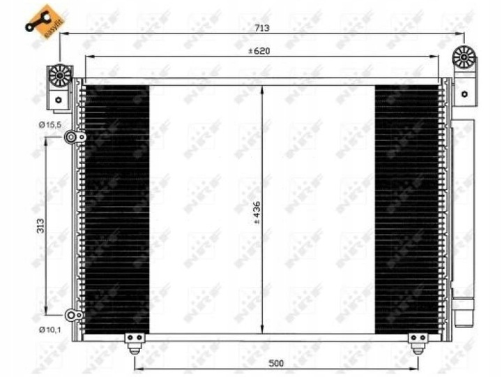 CONDENSADOR DE ACONDICIONADOR NRF 35612 