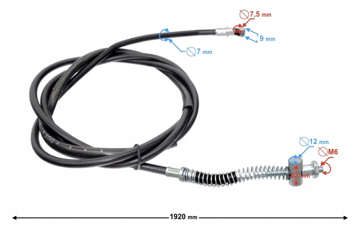 CABLE FRENOS TRASERO PARA SKUTERA 21 2 