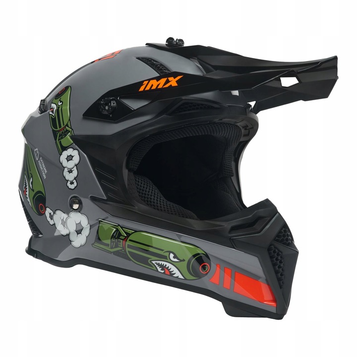 CASCO CROSS IMX FMX-02 DROPPING BOMBS QUAD REGALO 