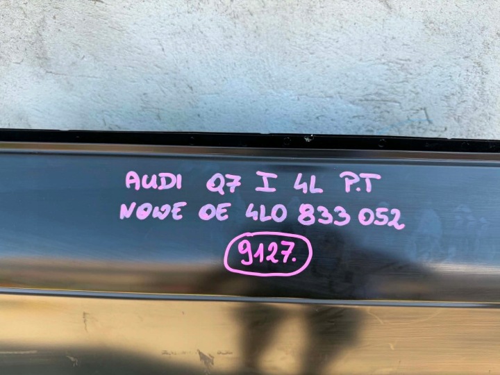 AUDI Q7 I 4L PORTES DROIT ARRIÈRE ARRIÈRE NOUVEAU OE 9127