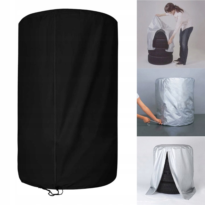GRAND HOUSSE VERS STOCKAGE PNEUS 4 PNEUS ULOZONA NOIRE SAC CONVIENT VERS PNEUS 32.2 POUCES