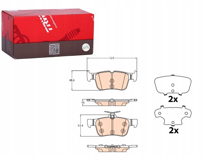 ZAPATAS DE FRENADO PARTE TRASERA FORD MONDEO V FORD EE.UU. EDGE ESCAPE FUSION SKODA 